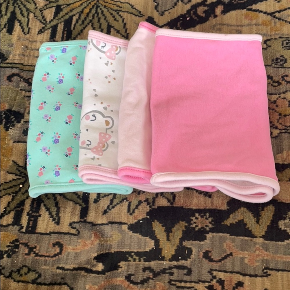 4 burp cloths
